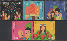 Portugal 2011 Correo 3570/74 **/MNH Fiestas Tradicionales. (5val.) - Neufs