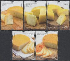 Portugal 2011 Correo 3575/79 **/MNH Gastronomía:Quesos. (5val.) - Neufs