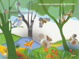 Portugal 2011 Hojas Bloque 327 **/MNH Medicina Veterinaria Año Mundial. - Neufs