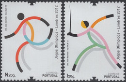 Portugal 2012 Correo 3715/16 **/MNH Juegos Olímpicos - Inglaterra. (2val.) - Neufs