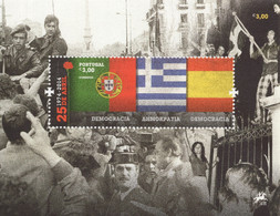 Portugal 2014 Correo 3900 HB **/MNH 40Aniv. "Revolucion De Los Claveles" 25 De - Neufs