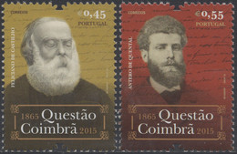 Portugal 2015 Correo 4041/42 **/MNH Personajes : Problema De Coímbra. (2val.) - Neufs