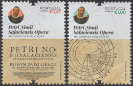 Portugal 2016 Correo 4162/63 **/MNH Petri Nonii Salaciensis Opera / 450A. De Pu - Neufs