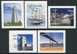 Portugal 2016 Correo 4165/69 **/MNH Puentes Y Estructuras De Ingeniería - Adhes - Neufs