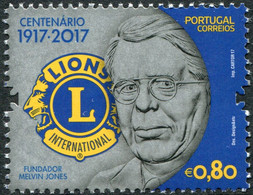 Portugal 2017 Correo 4235 **/MNH 100 Aniv. Club Internacional "Lions". (1val.) - Neufs