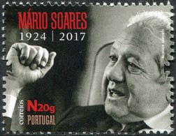 Portugal 2017 Correo 4233 **/MNH Mario Soares - N20GR. (1val.) - Neufs