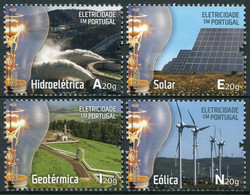 Portugal 2018 Correo 4342/45 **/MNH Electricidad En Portugal. (4val.) - Neufs