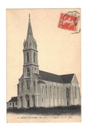 Saint-Sylvain L'Eglise Church 教会 Chiesa Iglesia Maine-et-Loire N°6 Cpa Voyagée En 1913 En TB.Etat - Altri & Non Classificati