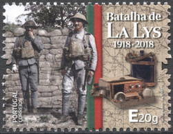 Portugal 2018 Correo 4350 **/MNH Batalla De "La Lys" 1918-2018. (1val.) - Neufs