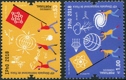 Portugal 2018 Correo 4398/99 **/MNH Olimpiada Internacional De Fisica. (2val.) - Neufs