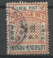 Chine Poste Locale Shanghai  Taxe  2 Cents Oblitéré B/TB    Voir Scans      Soldé ! ! ! - Used Stamps