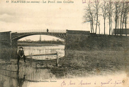 Les Couets En Bouguenais , Près Nantes * Un Coin Du Village Et Le Pont * Villageois - Bouguenais