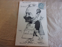 ♥️  NOS POSTIERS DUBIEF MINISTRE ILLUSTRATEUR RALPH CACHET OUVRIERS AGENTS DES PTT ORPHELINAT  1905 - Postal Services