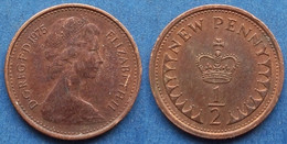 UK - 1/2 New Penny 1975 KM# 914 Elizabeth II Decimal Coinage (1971-2022) - Edelweiss Coins - 1/2 Penny & 1/2 New Penny