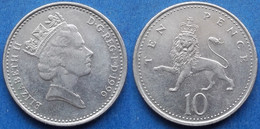 UK - 10 Pence 1996 "Crowned Lion" KM# 938b Elizabeth II Decimal Coinage (1971-2022) - Edelweiss Coins - 10 Pence & 10 New Pence