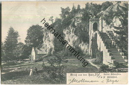 Ruine Scharzfels - Schlosshof - Verlag Karl F. Wunder Hannover - Herzberg