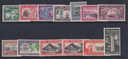 New Zealand, Scott 229-241 (SG 613-625), MLH - Unused Stamps