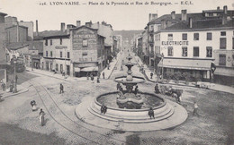 LYON VAISE PLACE DE LA PYRAMIDE ET RUE DE BOURGOGNE - Lyon 9