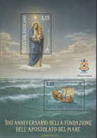 652557 MNH VATICANO 2020 CENTENARIO DEL APOSTULADO DEL MAR - Usados