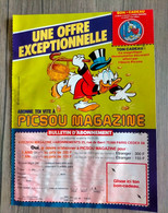 Picsou Magazine Abonnement Thermomètre Décoratif 1984 Bon Cadeau Pub Flyer ONCLE PICSOU - Picsou Magazine