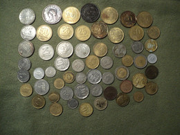 ARGENTINE. LOT DE 57 PIECES DE MONNAIE DIFFERENTES. 1889 / 1996 - Lots & Kiloware - Coins