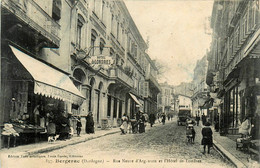 Bergerac * La Rue Neuve D'argenson Et L'hôtel De Londres * Commerces Magasins - Bergerac