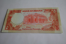 5 Sudase Pounds - Bank Of Sudan - Soudan