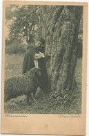 Autriche Austria Heimatbilder Aus Voraralberg Femme Paysanne Bergère Avec Agneau Mouton Scène Romantique Bader Bregenz - Bregenz