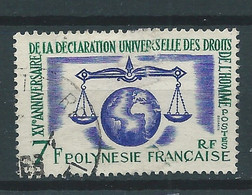 POLYNESIE FRANCAISE N° 25 Droits De L'Homme - Usados