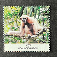 INDIA 2012 BIODIVERSITY - Gibbon 1v Stamp MNH As Per Scan - Chimpanzees
