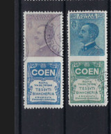 ITALY 1924 / 1925 Set Of 2 Advertising Stamps COEN / Reproductions  MNG MINT NO GUM . LOT 201 - Reklame