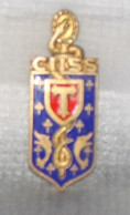 Insigne Badge CIISS 6 Centre Instruction Interarmées Service Santé émail Drago - France
