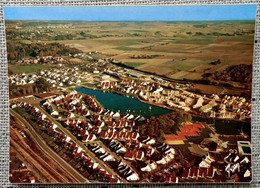 BREUILLET Bruyères (91) Village De 'Port Sud' - Photo Aérienne, Lac, Maisons, Chemin De Fer - Exclusivité Librairie - Bruyeres Le Chatel