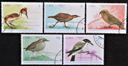 Timbres De  Cuba 1990 Birds - International Stamp Exhibition "NEW ZEALAND ''90"  Y&T N° 3044 à 3048 - Usados