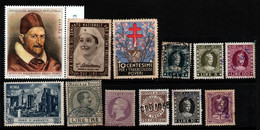 0236- ITALY - B.O.B - REVENUES + TB + CINDERELLA - LOT X 12 - Revenue Stamps