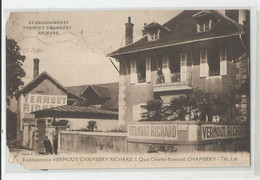 73 Savoie Chambéry Ets Vermout Richard 1 Quai Charles Roissard 1935 - Chambery