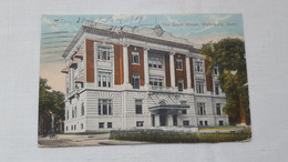 ANTIQUE POSTCARD UNITED STATES WATERBURY - THE COURT HOUSE CIRCULATED W/ CENSORED CANCEL 1917 - Waterbury