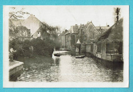 * Lier - Lierre (Antwerpen - Anvers) * (Carte Photo - Fotokaart Nr 14) Zicht Van Op De Vismarkt, Canal, Quai, Old - Lier