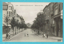 * Sint Gillis - Saint Gilles (Brussel - Bruxelles) * (Henri Georges, Nr 4636) Avenue Des Villas, Animée, Old, Rare - St-Gilles - St-Gillis