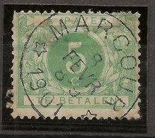 Sterstempel Depot-relais MARCOUR 8/2/1901 Op Tx3 - Autres & Non Classés