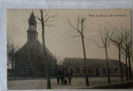 Sint - St. Annaland (gem.Tholen)(Zld.) Kerk En School 1929 - Tholen