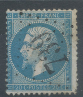Lot N°70795   N°22, Oblitéré GC 739 Carmaux, Tarn (77), Indice 4 - 1862 Napoleon III