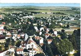 EN AVION AU DESSUS DE MONTSOULT L'EGLISE VUE GENERALE AERIENNE LAPIE 1970 - Montsoult