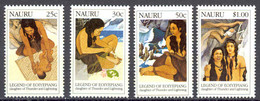 Nauru Sc# 372-375 MH 1990 Legend Of Eoiyepiang - Nauru
