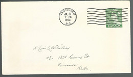 59560) Canada Precancel Postmark Cancel Vancouver 1963 - Prematasellado