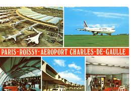 PARIS ROISSY AEROPORT CHARLES DE GAULLE CONCORDE 1985 - Roissy En France