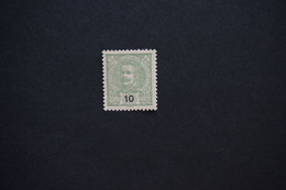 (T1) Portugal 1895 D. Carlos 10 R - Af. 128 (MH) - Neufs