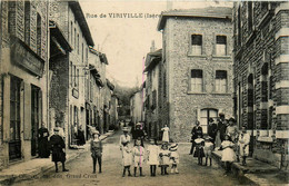Viriville * Rue Du Village * Café Restaurant GROSJEAN * Villageois - Viriville