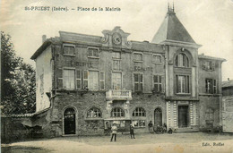 St Priest * Place De La Mairie * Hôtel De Ville * Cachet Militaire 2ème Groupe Territorial 11ème Régiment D'artillerie - Other & Unclassified