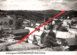 AK Hinterhermsdorf A Neudorf Sebnitz Saupsdorf Ottendorf Nixdorf Hinterdaubitz Khaa Kirnitzschtal Sächsische Schweiz DDR - Hinterhermsdorf